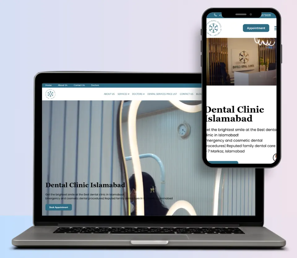 Dental Clinic website — Islamabad, PK