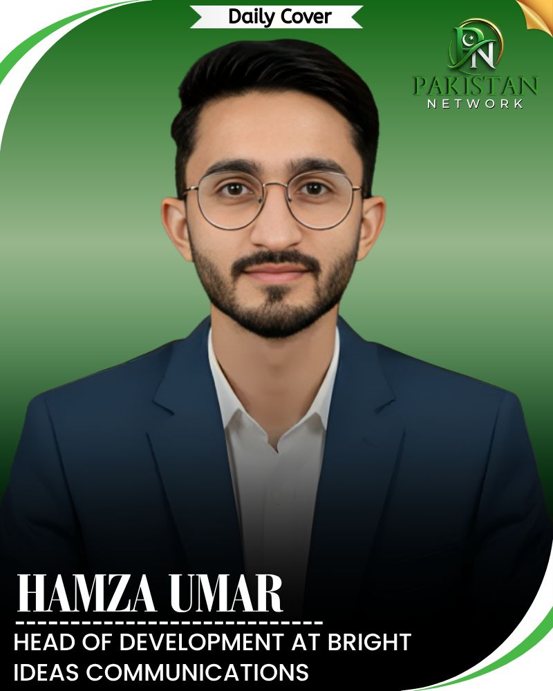 Hamza Umar, Head of Development, featured on the Pakistan Network daily cover