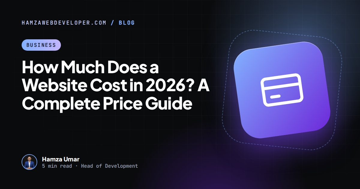 How Much Does a Website Cost in 2026? A Complete Price Guide