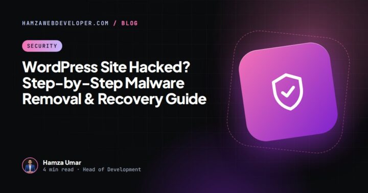 WordPress Site Hacked? Step-by-Step Malware Removal & Recovery Guide